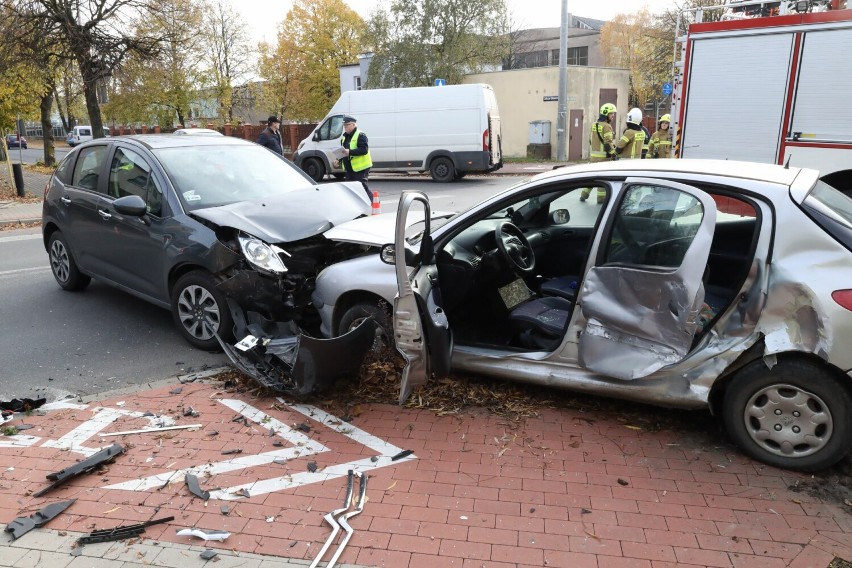 Wypadek w Pleszewie. Na skrzyżowaniu ulic Lipowej,...