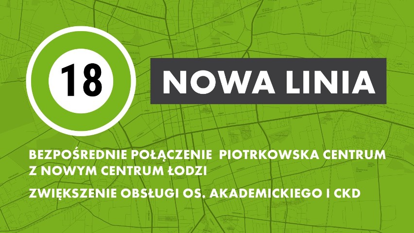 Zmiany połączeń MPK Łódź od 4 lutego 2018 roku.

Nowa linia...