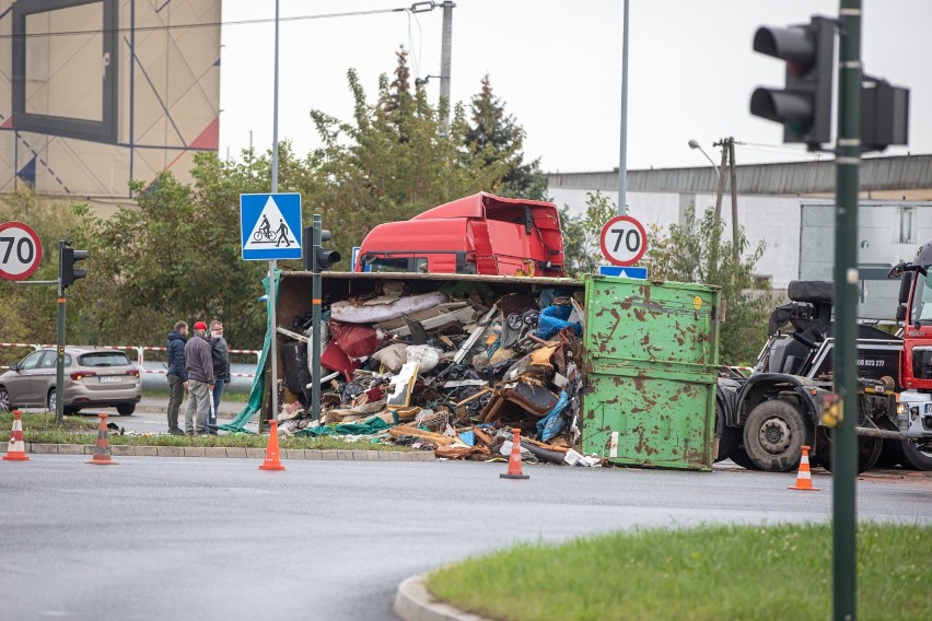 Wypadek na skrzyżowaniu Półłanki i Christo Botewa w Krakowie