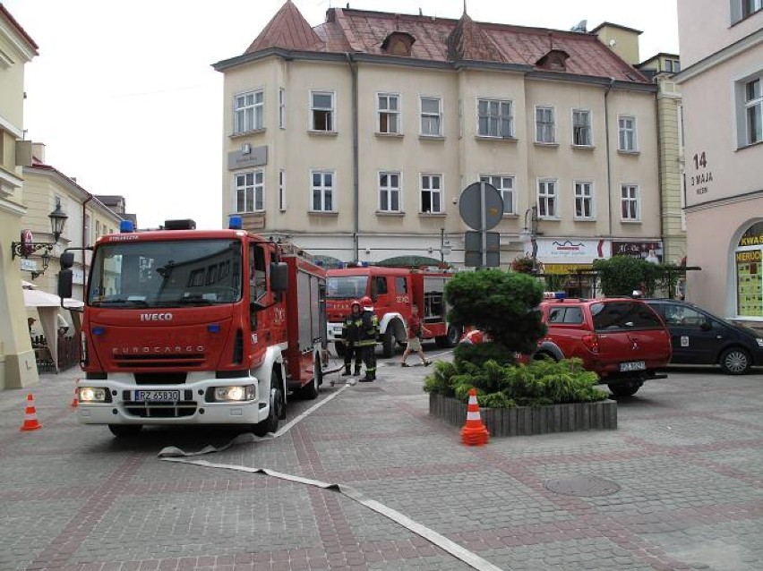 Straż pożarna pod NBP w Rzeszowie
