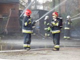 Pożar warsztatu samochodowego przy Połanieckiej w Częstochowie