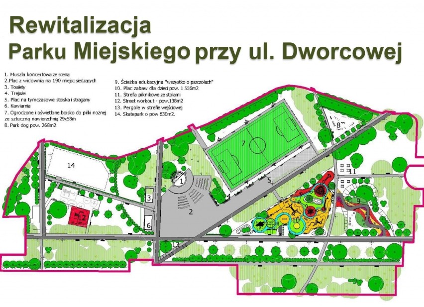 Umowa na przebudowę Parku Miejskiego przy ul. Dworcowej...