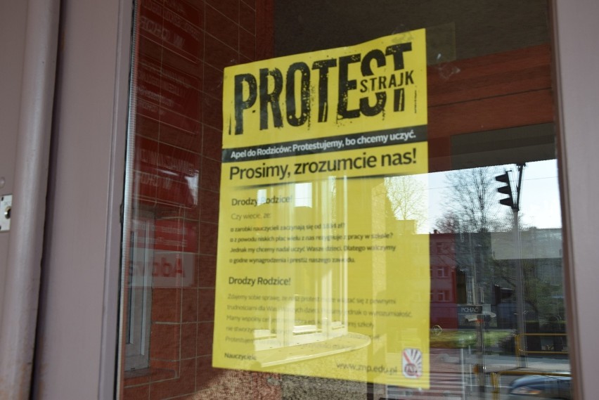 W Chorzowie trwa strajk pracowników oświaty