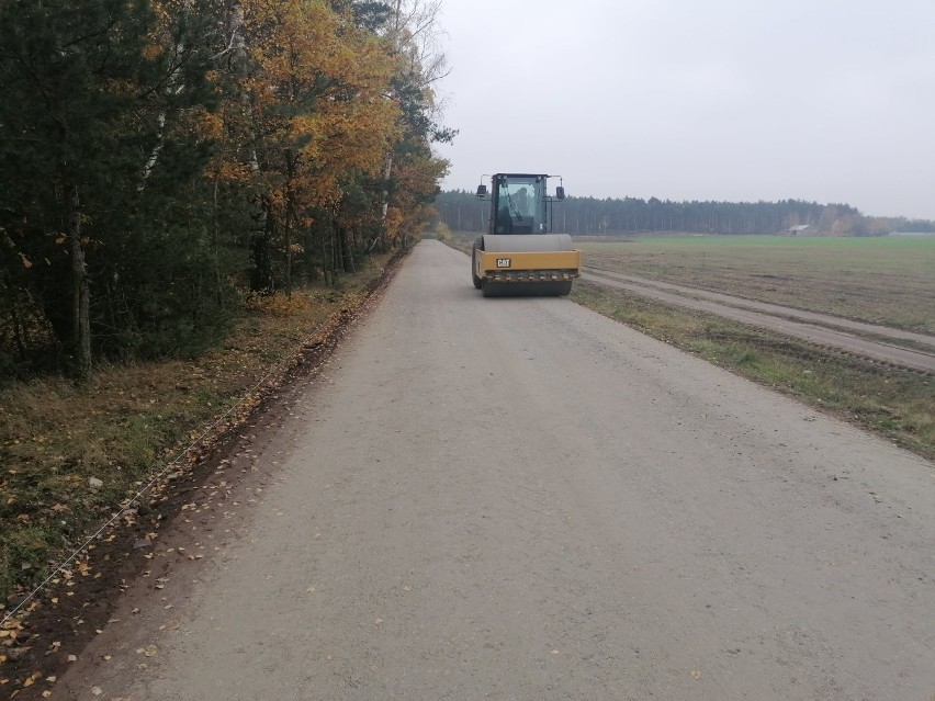 Trwa przebudowa drogi w Nowym Oleścu