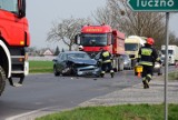 Wypadek w Pakości! Trasa Inowrocław-Barcin jest zablokowana [zdjęcia]