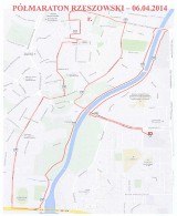 Półmaraton rzeszowski 2014 [MAPA]