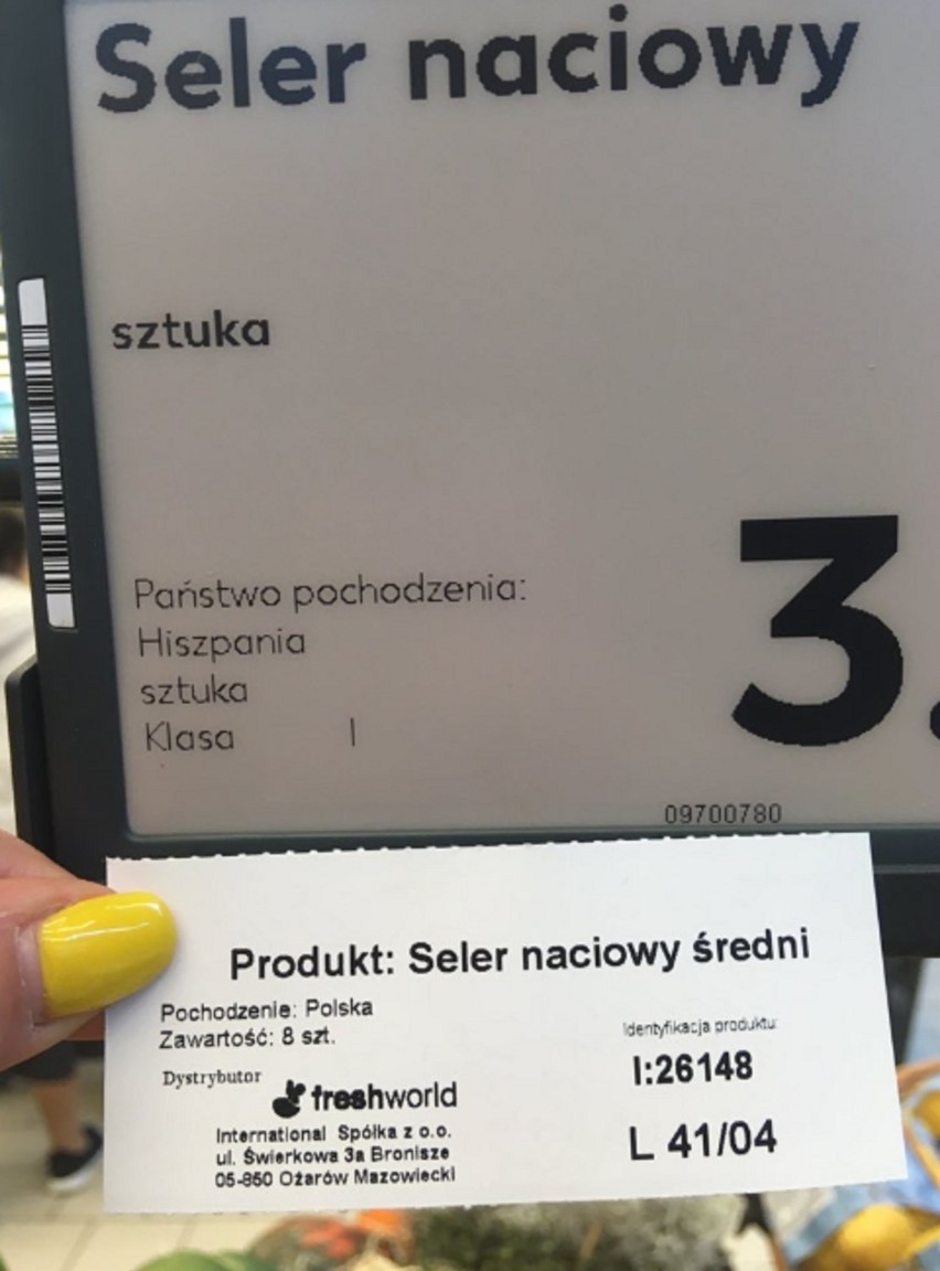 Źle oznaczone warzywa w kaliskich sklepach. Michał Kołodziejczak: Szykujemy pozwy sądowe FOTO