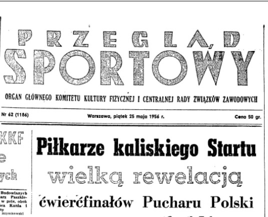 85 lat Calisii Kalisz. Po wielkości zostały tylko wspomnienia. Historyczny 1956 rok. ZDJĘCIA