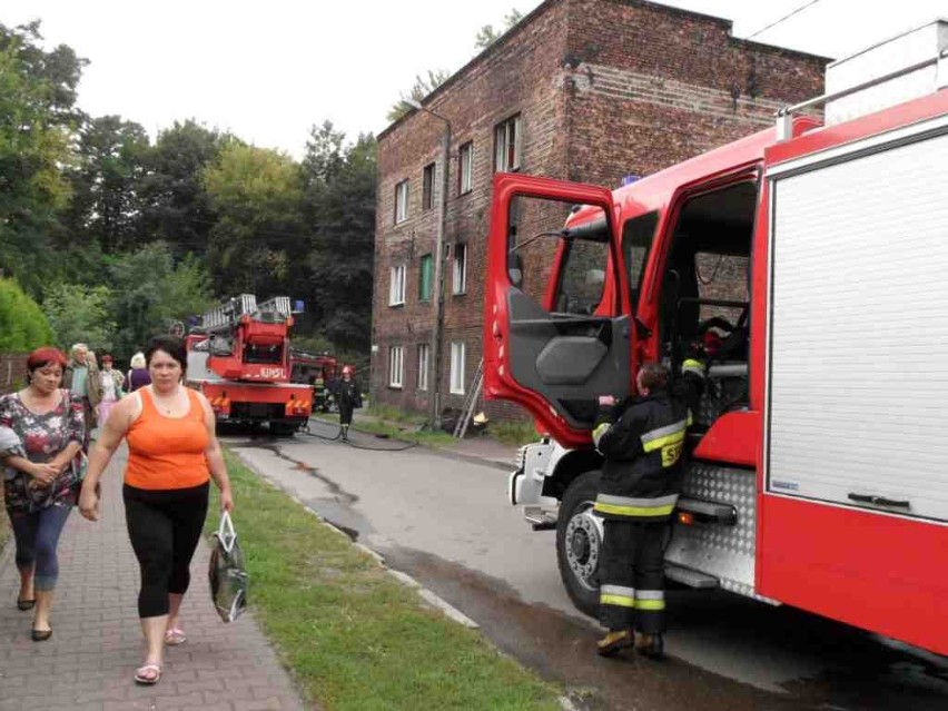 Sosnowiec: Pożar kamienicy przy ul. Studziennej