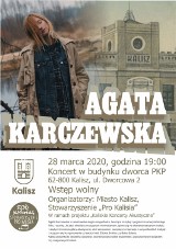 Agata Karczewska wystąpi na kaliskim dworcu PKP 