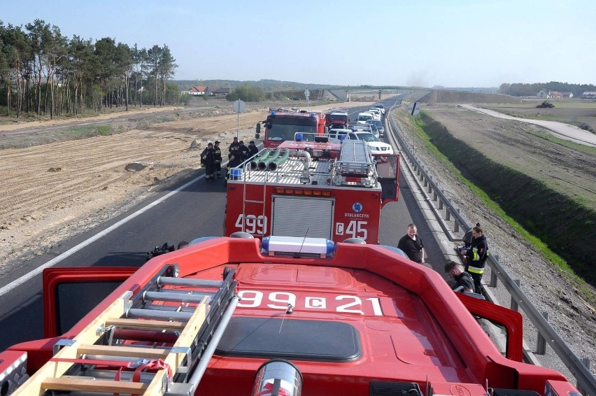 ​Poważny wypadek na krajowej 5 na obwodnicy Szubina....