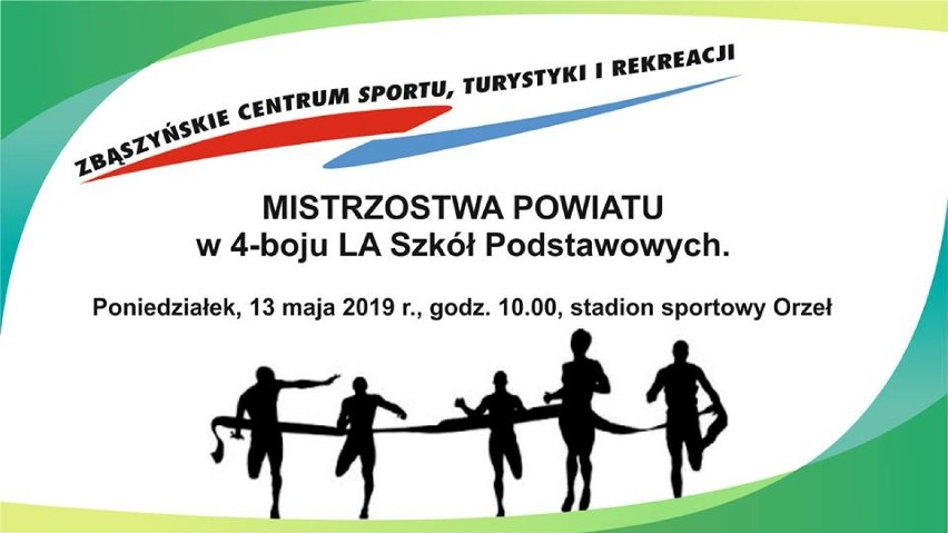 Mistrzostwa powiatu w 4-boju Lekko Atletycznym Szkół Podstawowych - 13 maja 2019