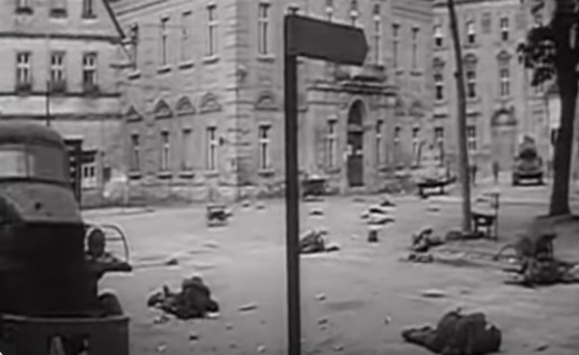 Kadr z filmu Janusza Morgensterna Potem nastąpi cisza z 1966 roku/You Tube, sceny nagrywane w Żaganiu.
