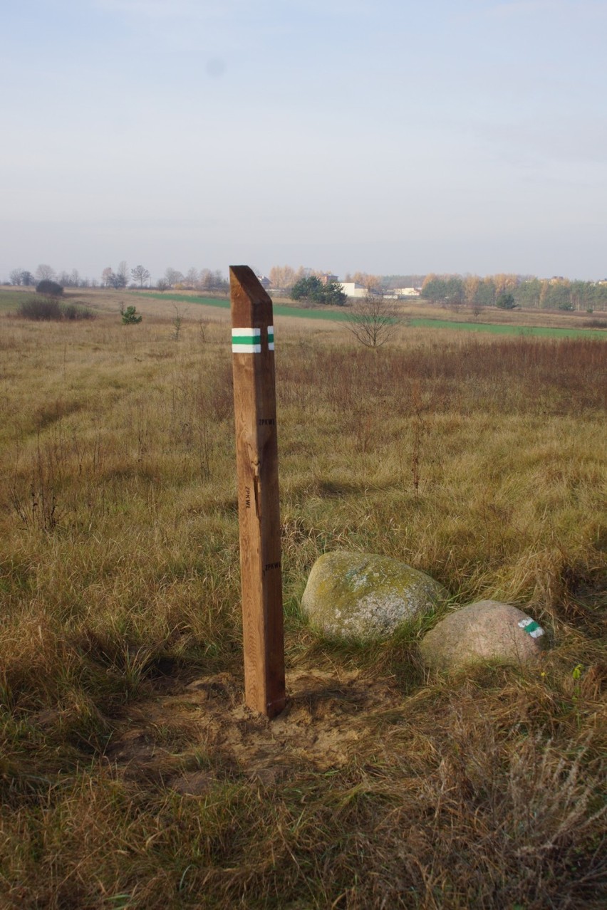 Szlak zielony. Długość: 35 km. Rączki (PKS) – Rezerwat leśny...