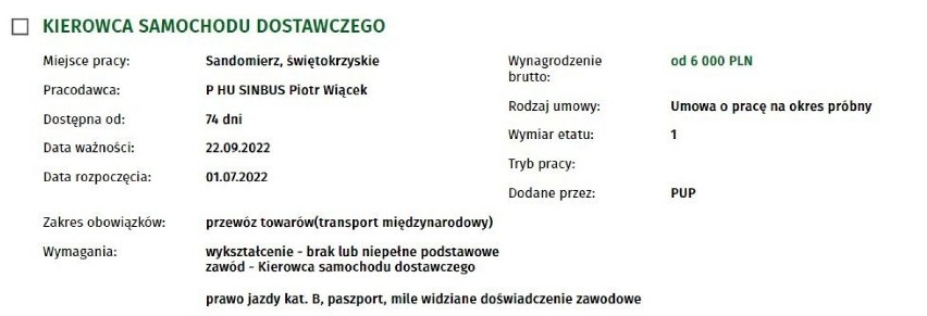 Jest naprawdę dobrze płatna praca w województwie świętokrzyskim. Zobacz oferty pracy z najwyższymi zarobkami [TOP 20] - 05.09.2022r.