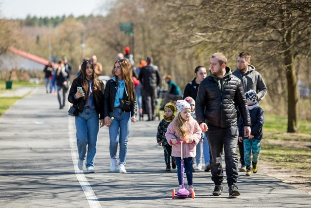 Wielkanocne popołudnie wielu mieszkańców zdecydowało się spędzić w Myślęcinku.