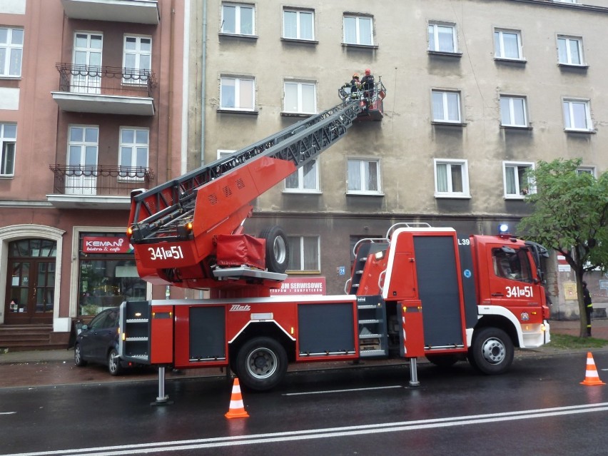 Akcja strażaków na Górnośląskiej
