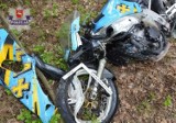 Śmiertelny wypadek w Szymanowie. Nie żyje motocyklista