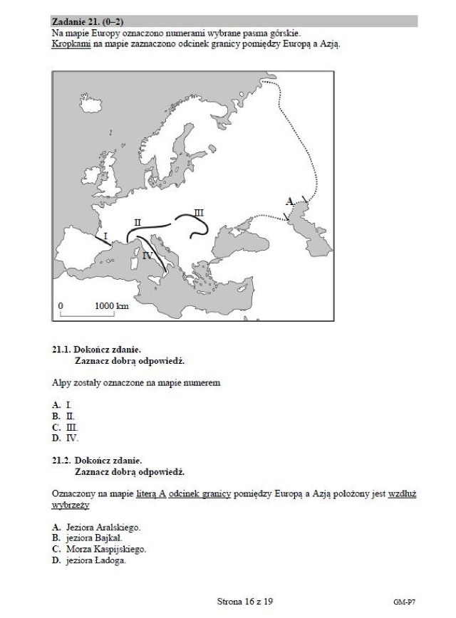 Egzamin Gimnazjalny 2015 z CKE. Część przyrodnicza [ARKUSZE dla niesłyszących, ODPOWIEDZI]