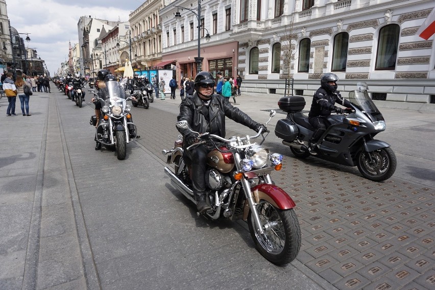Parada motocyklistów w Łodzi / 23.04.2016