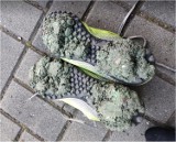 Boisko w Dąbrowie Górniczej się topi! Na butach zostają ogromne bulwy granulatu. Co dalej z Orlikiem? Będzie remont? 