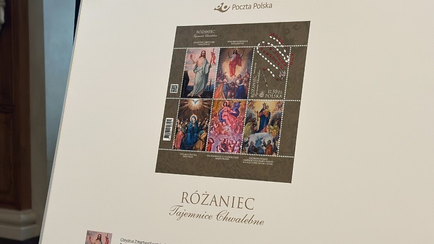 Poczta Polska wprowadziła do obiegu nowe znaczki pocztowe zatytułowane "Różaniec" (VIDEO)