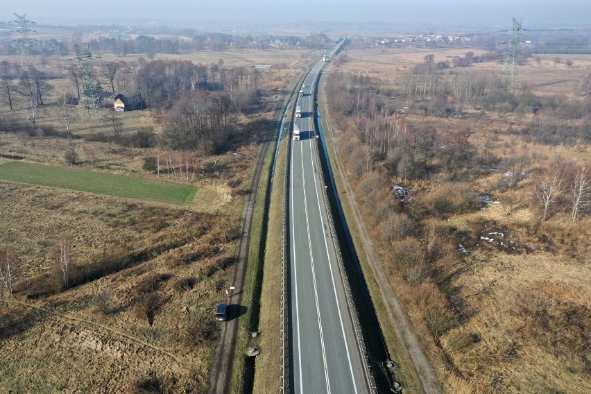 Droga ekspresowa S1, odcinek Podwarpie do węzła Pyrzowice