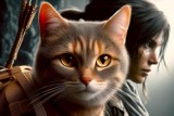 Słynne postacie z gier jako... koty od SI. Zaskakują nie tylko koci Wiedźmin i Kot of War