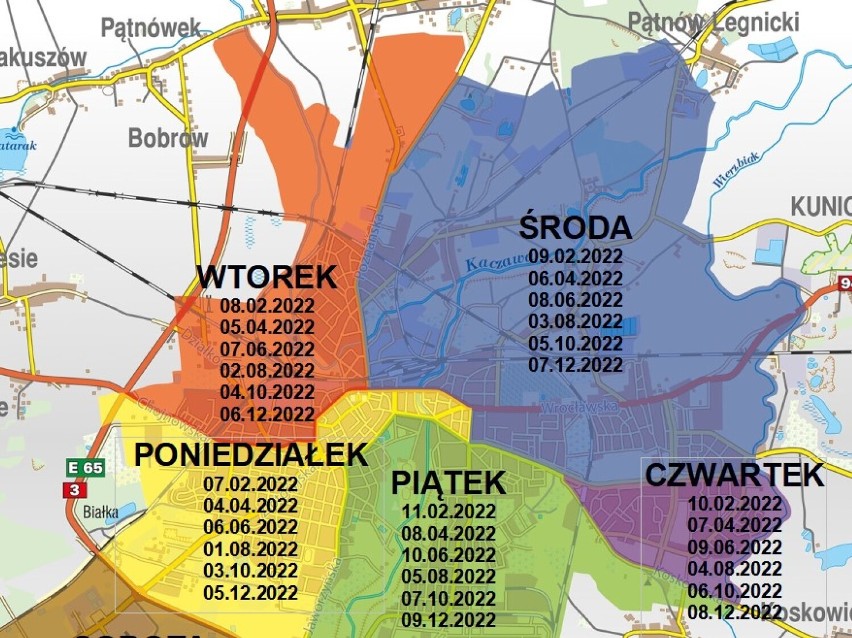 Harmonogram zbiórki odpadów