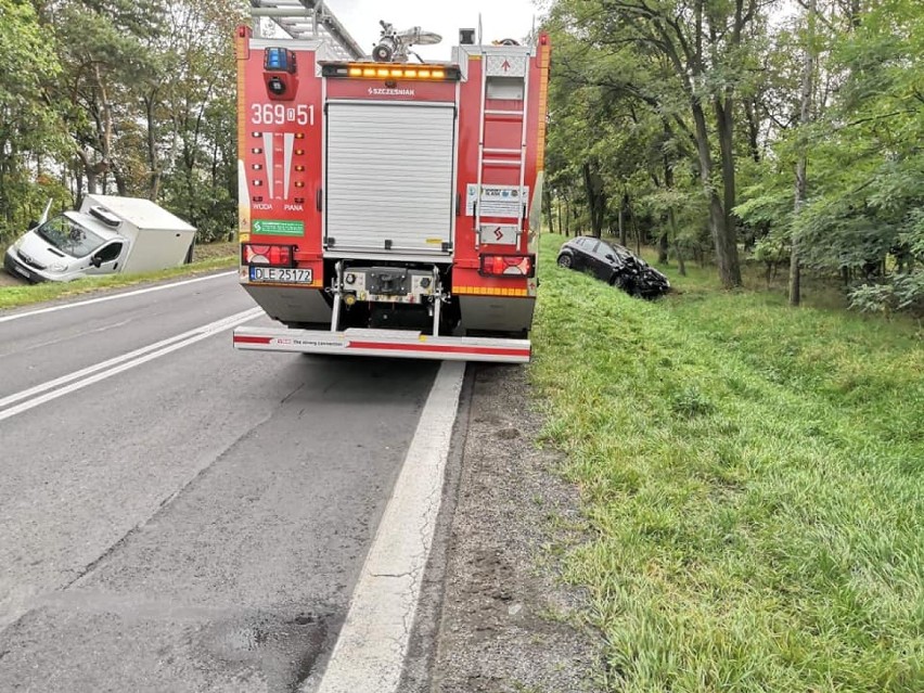 Wypadek na drodze Prochowice - Kawice [ZDJĘCIA]  