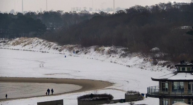 Widok z latarni morskiej w Darłówku