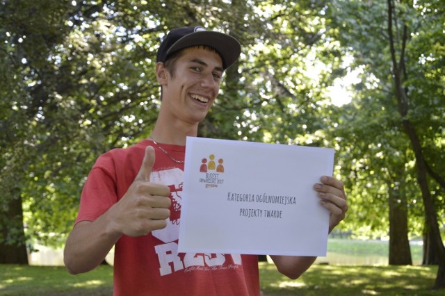 Wojciech Pięta zgłosił do budżetu obywatelskiego m.in. rozbudowę skateparku w Parku Kopernika.