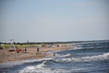 Bałtyk, plaża w Darłowie. Ruszył sezon 2022 w nadmorskim kurorcie ZDJĘCIA