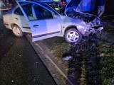 Zderzenie dwóch pojazdów w Granówku. Jedna osoba trafiła do szpitala