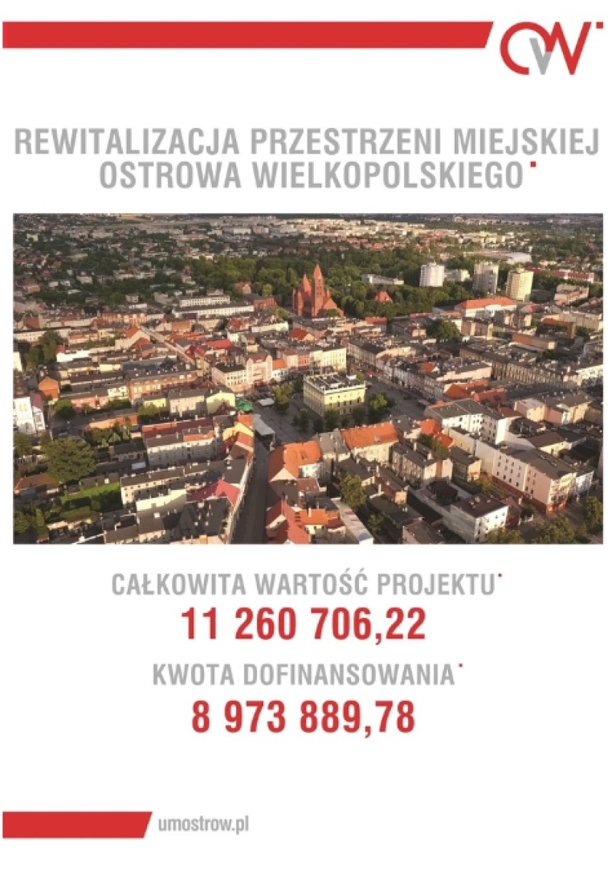 Rusza rewitalizacja Ostrowa Wielkopolskiego za 11 mln złotych! Miasto czekają wielkie zmiany