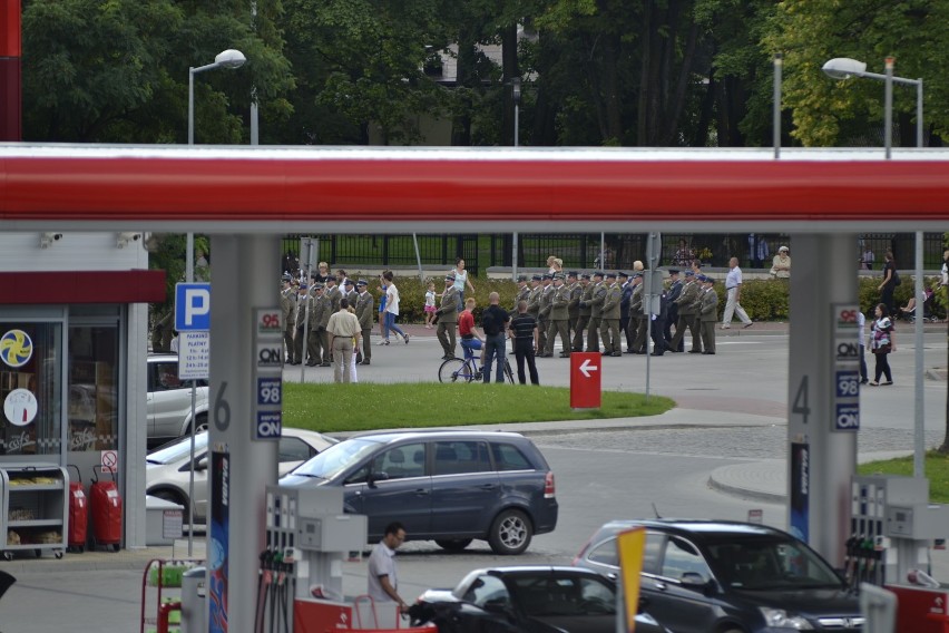 Święto Wojska Polskiego 15.08.2014- pochód w centrum Kielc