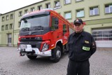 Nowy samochód dla Państwowej Stray Pożarnej w Piotrkowie. Jednostka Ratowniczo-Gaśnicza PSP w Piotrkowie dostała ciężki wóz ZDJĘCIA