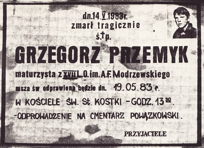 Klepsydra Grzegorza Przemyka.