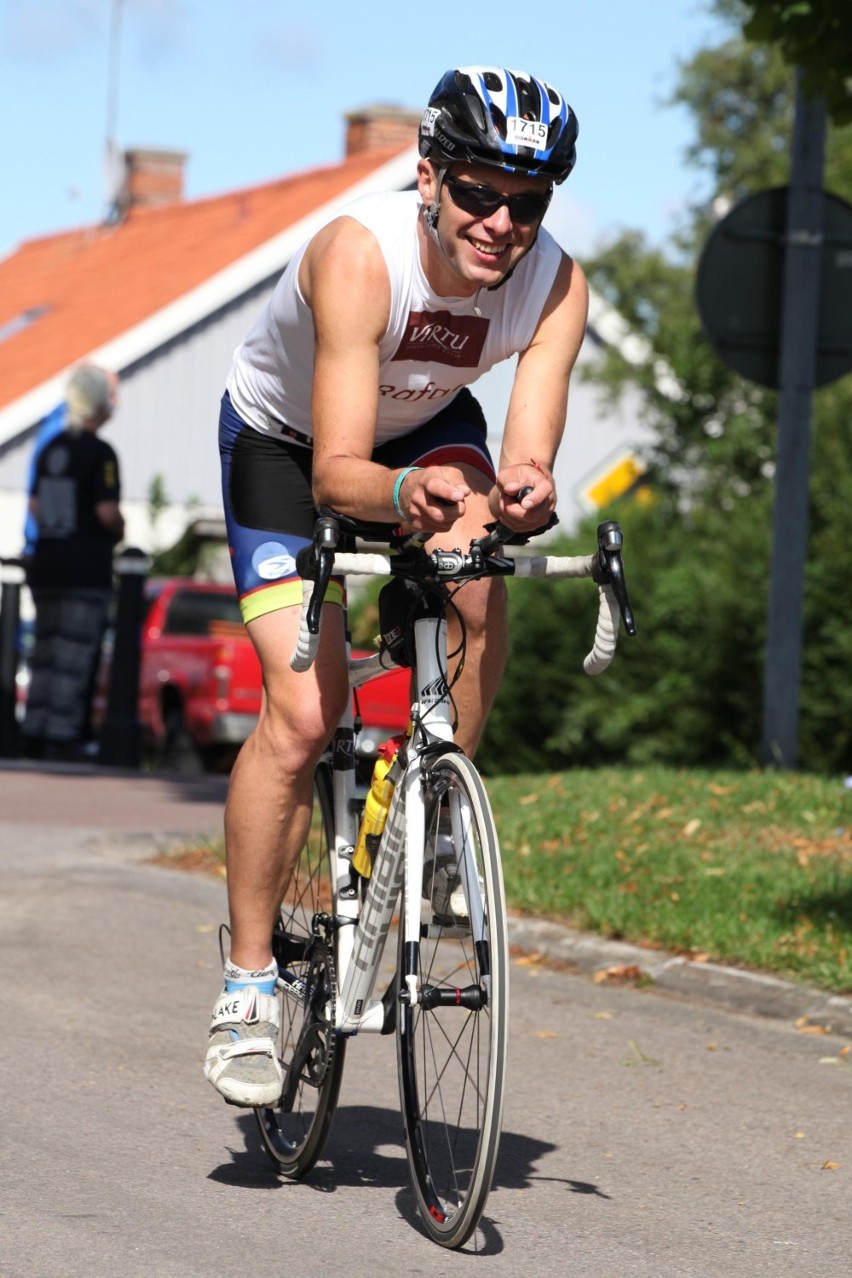 Rafał Galiński ukończył triathlonowe zawody Ironman w Szwecji
