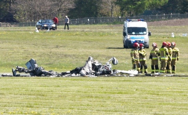 Na lotnisku w Przylepie w czasie lądowania rozbił się samolot. Zginął pilot