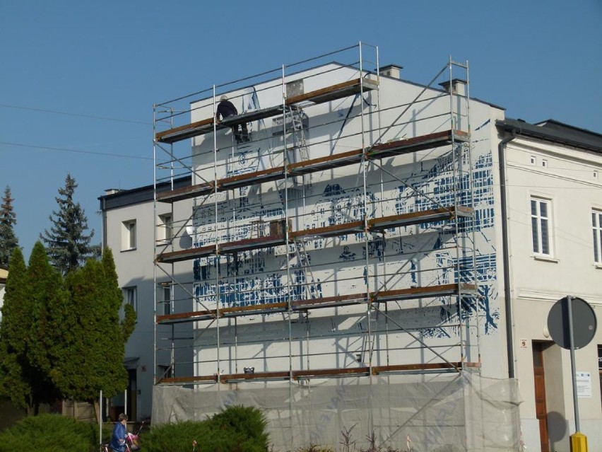 Zduńska Wola. Powstaje mural na Sieradzkiej