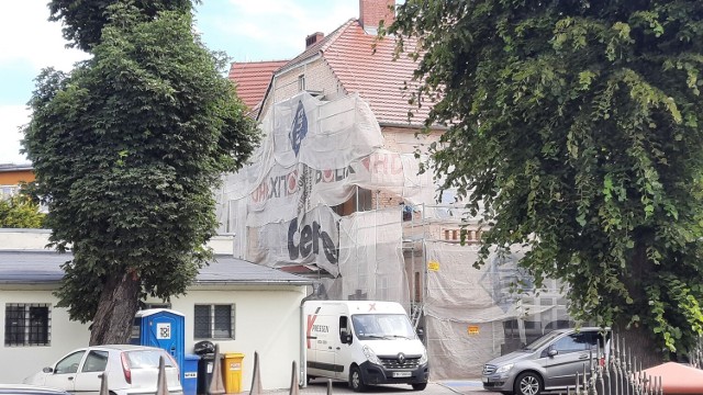 Trwa remont budynku PUP w Międzyrzeczu.