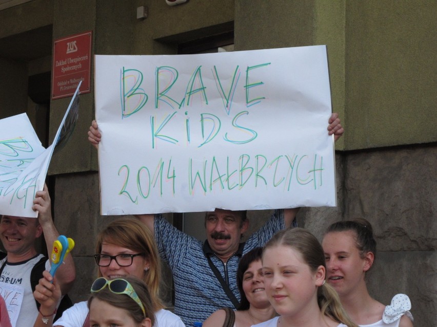 Brave Kids 2014 happening na ulicach Wałbrzycha