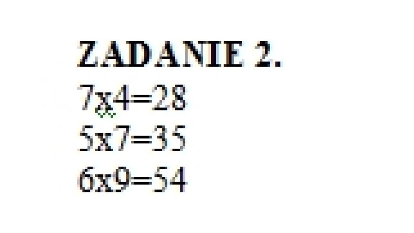 Sprawdzian trzecioklasisty