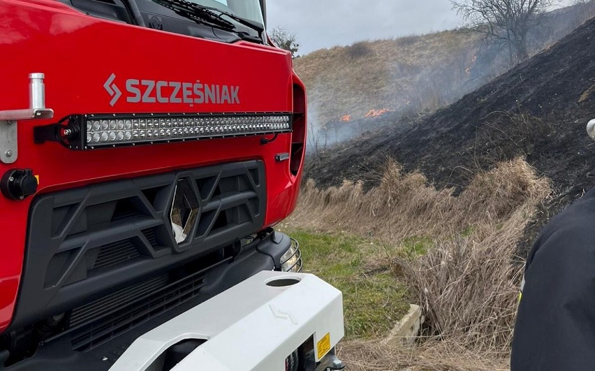Strażacy gasili pożar traw w Szropach! No zaczęło się! ZDJĘCIA