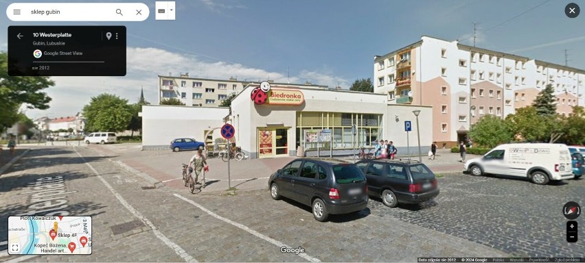 Jedno z niewielu "starszych" zdjęć Gubina na Google Street...