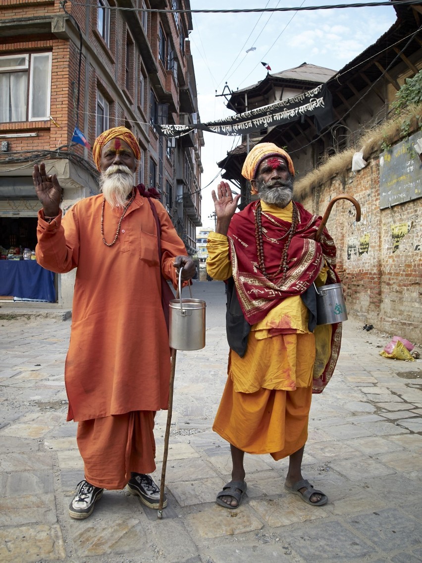 Żebracy w Kathmandu