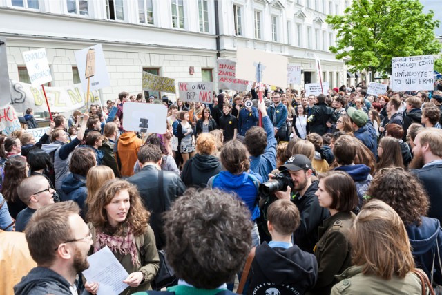 Protest Studentów, Warszawa. Studenci wyjdą dzisiaj na ulicę