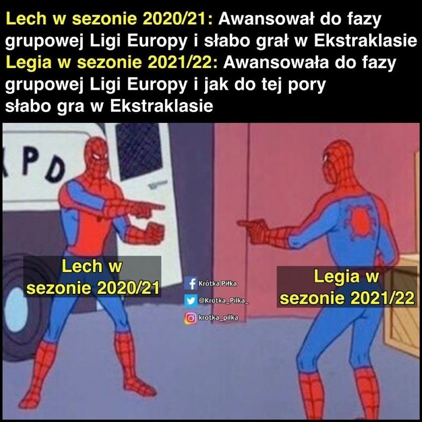 Lechia Gdańsk - Legia Warszawa 3.10.2021 r. Memy po meczu Lechii z Legią. "Za krótki telefon, żeby znaleźć Legię w tabeli"