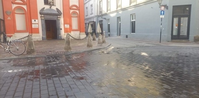 Do tragedii doszło na ul. św. Jana w Krakowie